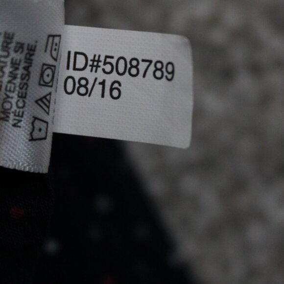 Express Shirt Mens Large 16-16 1/2 Blue Geometric 100% Cotton Long Sleeve Button - Picture 10 of 14